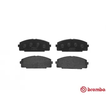 Jeu de 4 plaquettes de frein avant BREMBO P 83 092