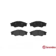 Jeu de 4 plaquettes de frein avant BREMBO P 83 096 - Visuel 1