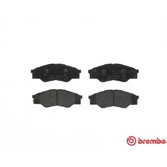 Jeu de 4 plaquettes de frein avant BREMBO P 83 096