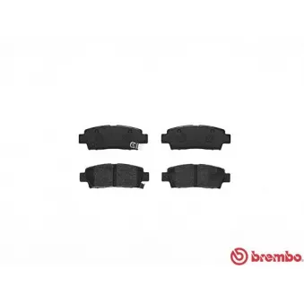 Jeu de 4 plaquettes de frein avant BREMBO P 83 111