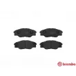 Jeu de 4 plaquettes de frein avant BREMBO P 83 137 - Visuel 1