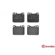 Jeu de 4 plaquettes de frein avant BREMBO P 85 007 - Visuel 1