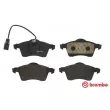 Jeu de 4 plaquettes de frein avant BREMBO P 85 049 - Visuel 1