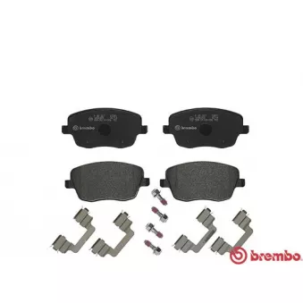 Jeu de 4 plaquettes de frein avant BREMBO P 85 057