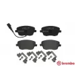 Jeu de 4 plaquettes de frein avant BREMBO P 85 077 - Visuel 1