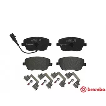 Jeu de 4 plaquettes de frein avant BREMBO P 85 077