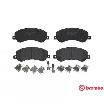 Jeu de 4 plaquettes de frein avant BREMBO P 85 115