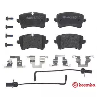 Jeu de 4 plaquettes de frein arrière BREMBO P 85 118