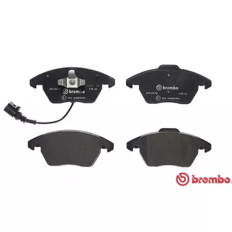 Jeu de 4 plaquettes de frein avant BREMBO