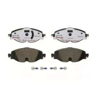 Jeu de 4 plaquettes de frein avant BREMBO P 85 147X