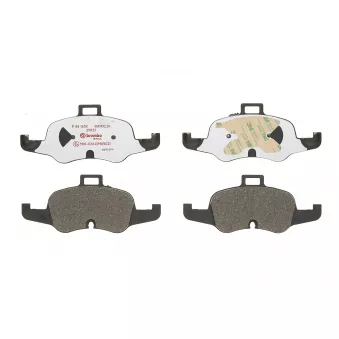 Jeu de 4 plaquettes de frein avant BREMBO P 85 160X