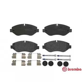 Jeu de 4 plaquettes de frein avant BREMBO P A6 026