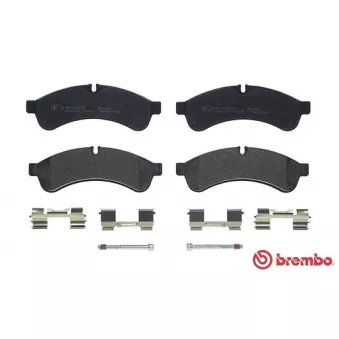 Jeu de 4 plaquettes de frein arrière BREMBO P A6 030