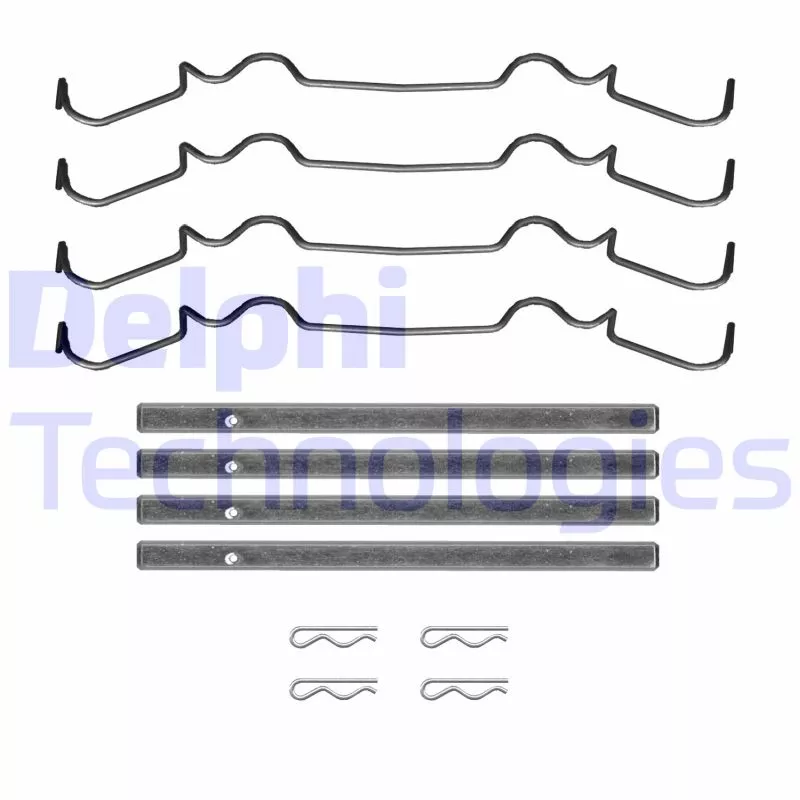 Kit d'accessoires, plaquette de frein à disque DELPHI LX0722