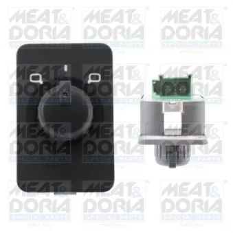 Commande, ajustage du miroir MEAT & DORIA 206057