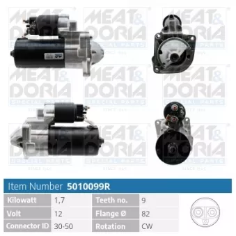 Démarreur MEAT & DORIA 5010099R