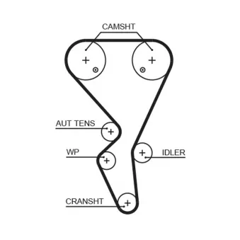 Kit de distribution GATES K035581XS