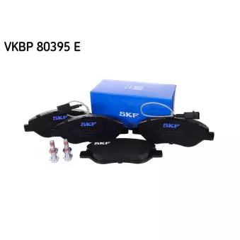 Jeu de 4 plaquettes de frein avant SKF VKBP 80395 E