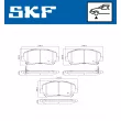 Jeu de 4 plaquettes de frein avant SKF VKBP 80406 A - Visuel 2