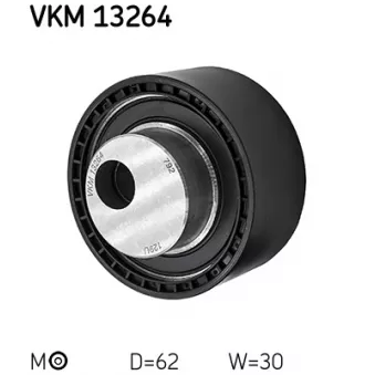 Poulie-tendeur, courroie crantée SKF VKM 13264