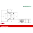 Roulement de roue avant FAG 713 6332 00 - Visuel 2