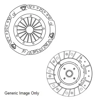 Kit d'embrayage NATIONAL CK10032