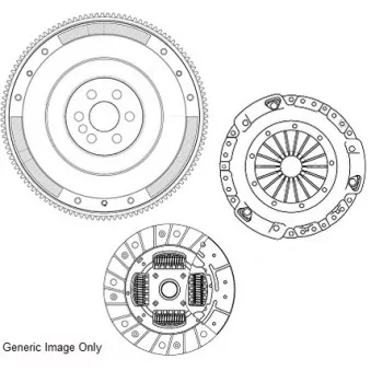 Kit d'embrayage + volant moteur NATIONAL CK10044F