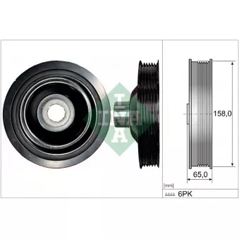 Poulie, vilebrequin INA 544 0175 10
