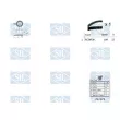 Pompe à eau + kit de courroie de distribution Saleri SIL K2PA1073 - Visuel 2