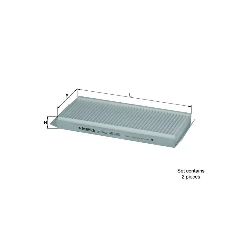 Filtre, air de l'habitacle KNECHT LA 349/S