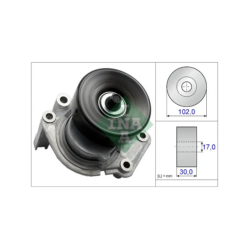 Tendeur, courroie trapézoïdale à nervures INA 534 0350 10