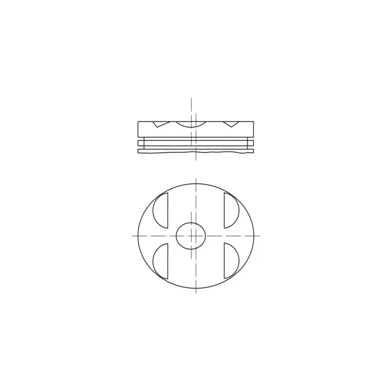 Piston MAHLE 001 04 00