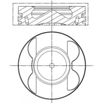 Piston MAHLE 001 PI 00190 001