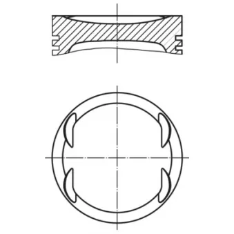 Piston MAHLE 004 07 00