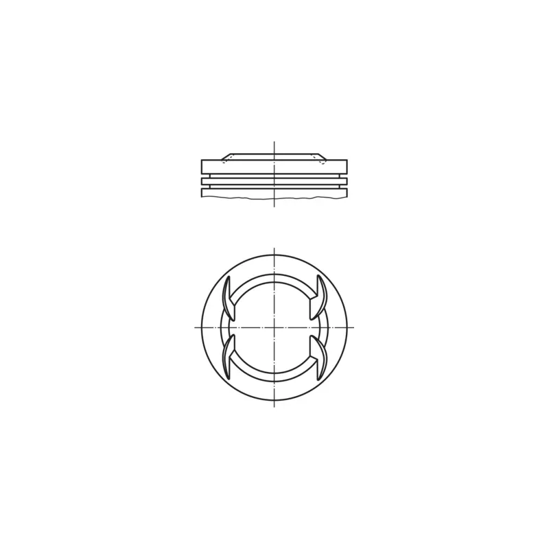 Piston MAHLE 009 44 01