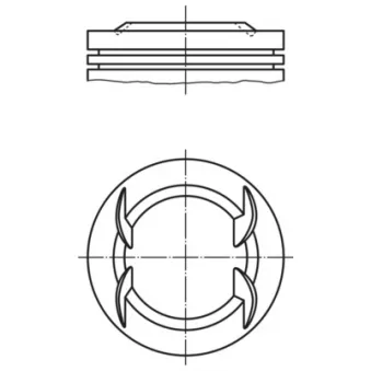 Piston MAHLE 011 PI 00111 000