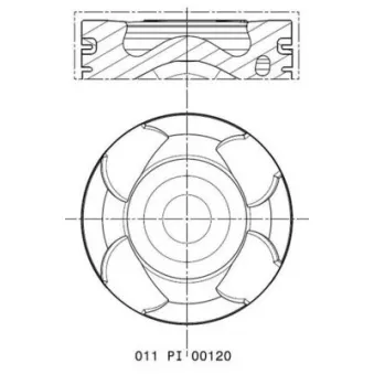 Piston MAHLE 011 PI 00120 002