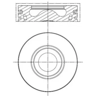 Piston MAHLE 013 PI 00136 000