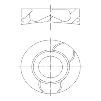 Piston MAHLE 021 PI 00123 000