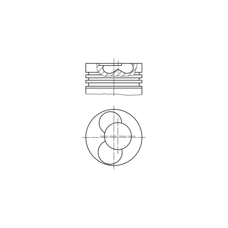 Piston MAHLE 033 PI 00107 000