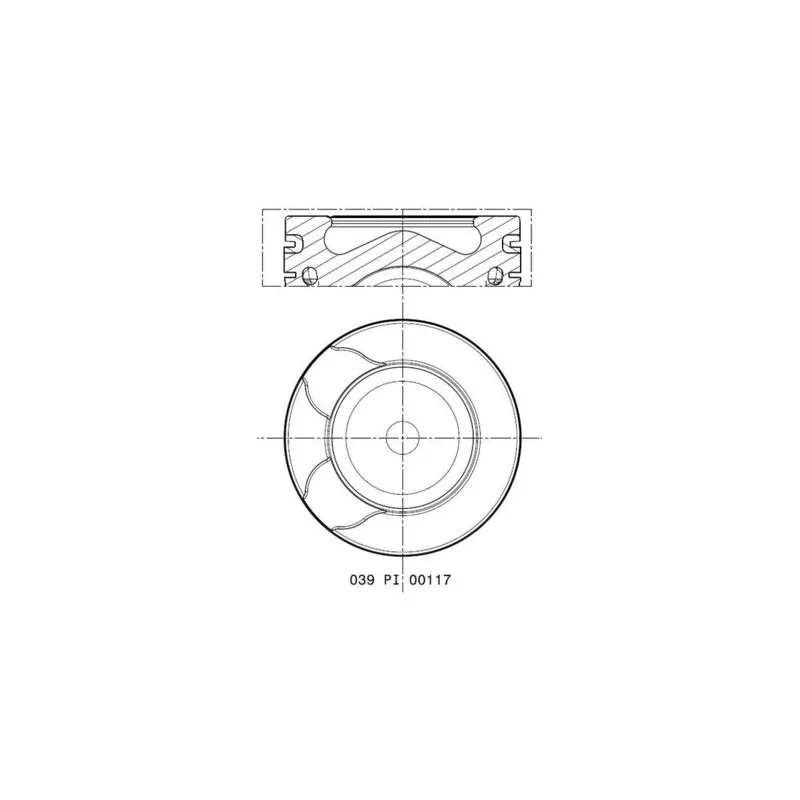 Piston MAHLE 039 PI 00117 001