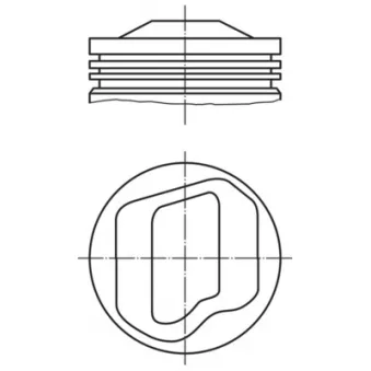 Piston MAHLE 082 75 01