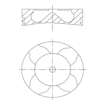 Piston MAHLE 083 18 01