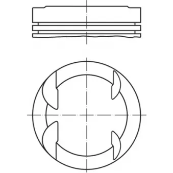 Piston MAHLE 607 79 01