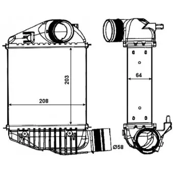 Intercooler, échangeur NRF