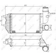 Intercooler, échangeur NRF 30066A - Visuel 1