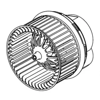 Pulseur d'air habitacle MAHLE AB 265 000P