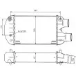 Intercooler, échangeur NRF 30122 - Visuel 1