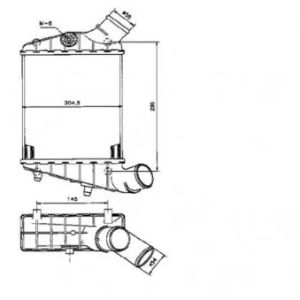 Intercooler, échangeur NRF 30124