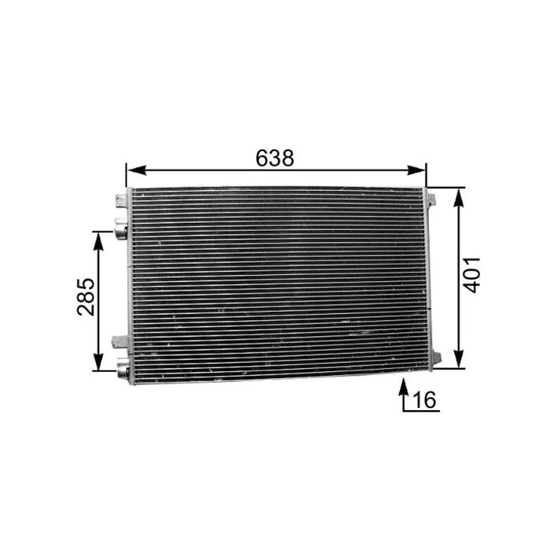 Condenseur, climatisation MAHLE AC 360 001S